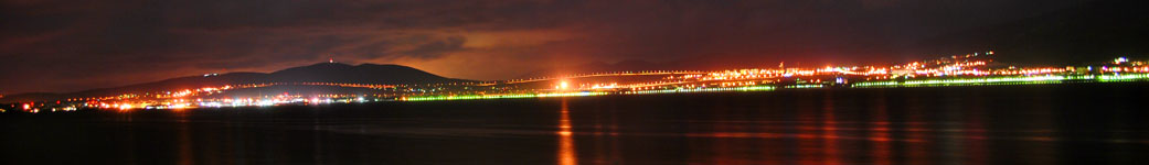 Ночная панорама Геленджика